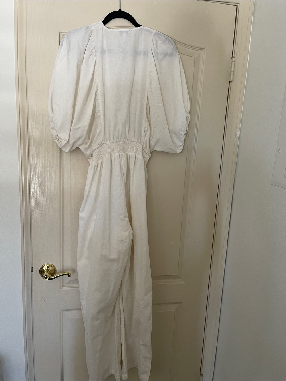 Jumpsuit with Puff Sleeves - Picture 5 of 12